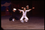 New York City Ballet production of "Union Jack" with Victor Castelli, Karin von Aroldingen and Jean-Pierre Frohlich, choreography by George Balanchine (New York)