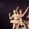 New York City Ballet - Studio photo of (L-R) Suzanne Farrell, Violette Verdy (front), Mimi Paul and Patricia McBride in "Jewels", choreography by George Balanchine (New York)