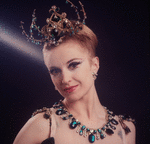 New York City Ballet - Studio photo of Violette Verdy in "Jewels", choreography by George Balanchine (New York)