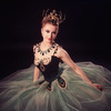 New York City Ballet - Studio photo of Violette Verdy in "Jewels", choreography by George Balanchine (New York)