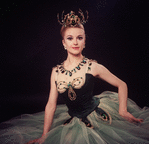 New York City Ballet - Studio photo of Violette Verdy in "Jewels", choreography by George Balanchine (New York)