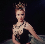 New York City Ballet - Studio photo of Violette Verdy in "Jewels", choreography by George Balanchine (New York)