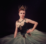 New York City Ballet - Studio photo of Violette Verdy in "Jewels", choreography by George Balanchine (New York)