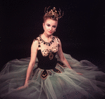 New York City Ballet - Studio photo of Violette Verdy in "Jewels", choreography by George Balanchine (New York)