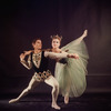 New York City Ballet - Studio photo of Violette Verdy and Conrad Ludlow in "Jewels", choreography by George Balanchine (New York)