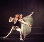 New York City Ballet - Studio photo of Violette Verdy and Conrad Ludlow in "Jewels", choreography by George Balanchine (New York)