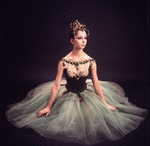 New York City Ballet - Studio photo of Mimi Paul in "Jewels", choreography by George Balanchine (New York)