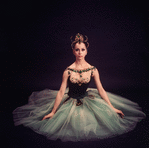 New York City Ballet - Studio photo of Mimi Paul in "Jewels", choreography by George Balanchine (New York)