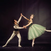 New York City Ballet - Studio photo of Mimi Paul and Francisco Moncion in "Jewels", choreography by George Balanchine (New York)