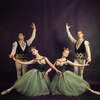 New York City Ballet - Studio photo of Mimi Paul and Francisco Moncion, Violette Verdy and Conrad Ludlow in "Jewels", choreography by George Balanchine (New York)