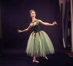 New York City Ballet - Studio photo of Mimi Paul in "Jewels", choreography by George Balanchine (New York)