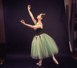 New York City Ballet - Studio photo of Mimi Paul in "Jewels", choreography by George Balanchine (New York)