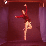 New York City Ballet - Studio photo of Edward Villella in "Jewels", choreography by George Balanchine (New York)