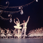 New York City Ballet - Publicity photo of Suzanne Farrell and Jacques d'Amboise in "Jewels", choreography by George Balanchine (New York)