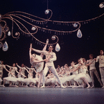 New York City Ballet - Publicity photo of Suzanne Farrell and Jacques d'Amboise in "Jewels", choreography by George Balanchine (New York)