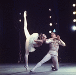 New York City Ballet - Publicity photo of Suzanne Farrell and Jacques d'Amboise in "Jewels", choreography by George Balanchine (New York)