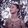 New York City Ballet - Publicity photo of Suzanne Farrell in "Jewels", choreography by George Balanchine (New York)