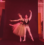 New York City Ballet - Studio photo of Kay Mazzo and John Prinz in "Jewels", choreography by George Balanchine (New York)