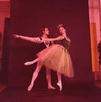 New York City Ballet - Studio photo of Kay Mazzo and John Prinz in "Jewels", choreography by George Balanchine (New York)