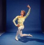 Studio photo of Peter Martins in costume for a New York City Ballet production of "The Nutcracker" (New York)