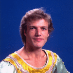 Studio photo of Peter Martins in costume for a New York City Ballet production of "The Nutcracker" (New York)