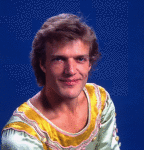 Studio photo of Peter Martins in costume for a New York City Ballet production of "The Nutcracker" (New York)