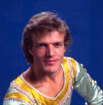 Studio photo of Peter Martins in costume for a New York City Ballet production of "The Nutcracker" (New York)