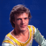 Studio photo of Peter Martins in costume for a New York City Ballet production of "The Nutcracker" (New York)