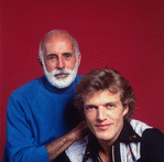 New York City Ballet - Studio photo of (L-R) Jerome Robbins and Peter Martins (New York)