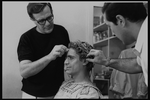 Edward Villella in makeup and costume for role of Oberon for filming of the movie version of Balanchine's "A Midsummer Night's Dream"