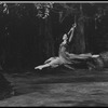 New York City Ballet production of movie version of "A midsummer Night's Dream" forest scene with Patricia McBride as Hermia, choreography by George Balanchine (New York)