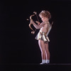 New York City Ballet production of movie version of "A Midsummer Night's Dream" with child holding bow and arrow portraying Cupid, choreography by George Balanchine (New York)