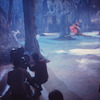 New York City Ballet production of movie version of "A Midsummer Night's Dream" scene of filming with Gloria Govrin as Hippolyta, choreography by George Balanchine (New York)