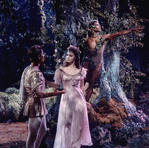 New York City Ballet production of movie version of "A Midsummer Night's Dream" with Edward Villella as Oberon, Suzanne Farrell as Titania and Arthur Mitchell as Puck, choreography by George Balanchine (New York)