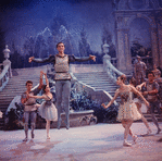 New York City Ballet production of movie version of "A Midsummer Night's Dream" with Allegra Kent and Jacques d'Amboise, choreography by George Balanchine (New York)