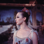 New York City Ballet production of movie version of "A Midsummer Night's Dream" with Allegra Kent, choreography by George Balanchine (New York)