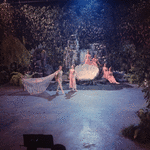 New York City Ballet production of movie version of "A Midsummer Night's Dream" with Edward Villella as Oberon and Suzanne Farrell as Titania, choreography by George Balanchine (New York)
