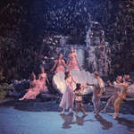 New York City Ballet production of movie version of "A Midsummer Night's Dream" with Edward Villella as Oberon and Suzanne Farrell as Titania, choreography by George Balanchine (New York)