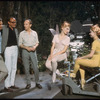 New York City Ballet production of movie version of "A Midsummer Night's Dream" with director Dan Ornitz and George Balanchine on the set, choreography by George Balanchine (New York)