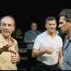 New York City Ballet production of movie version of "A Midsummer Night's Dream" with director Dan Ornitz and George Balanchine on the set, choreography by George Balanchine (New York)