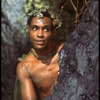 New York City Ballet production of movie version of "A Midsummer Night's Dream" with Arthur Mitchell as Puck in forest, choreography by George Balanchine (New York)