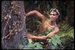 New York City Ballet production of movie version of "A Midsummer Night's Dream" with Arthur Mitchell as Puck in forest, choreography by George Balanchine (New York)