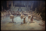 New York City Ballet production of movie version of "A midsummer Night's Dream" with Patricia McBride and Nicholas Magallanes, Gloria Govrin and Francisco Moncion, and Mimi Paul and Roland Vazquez, choreography by George Balanchine (New York)
