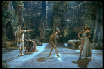 New York City Ballet production of the movie version of "A Midsummer Night's Dream" with Arthur Mitchell as Puck and Edward Villella as Oberon, choreography by George Balanchine (New York)