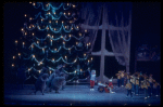 The leading toy soldiers' fight with mice, in a New York City Ballet production of "The Nutcracker."