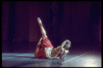 Gloria Govrin in an Arabian dance (Coffee), in a New York City Ballet production of "The Nutcracker."