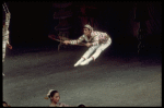 Deni Lamont in the Candy Cane dance, in a New York City Ballet production of "The Nutcracker."