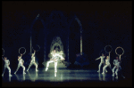 Jean-Pierre Frohlich in the Candy Cane dance, in a New York City Ballet production of "The Nutcracker." (New York)