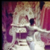 Jacques d'Amboise and Melissa Hayden rehearse the Pas de Deux, in a New York City Ballet production of "The Nutcracker."