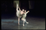 Suzanne Farrell as the Sugar Plum Fairy and Jacques d'Amboise as her Cavalier, in a New York City Ballet production of "The Nutcracker."